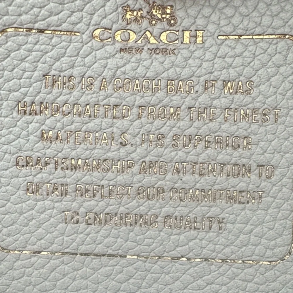 Coach Taupe Leather Shoulder Bag - Picture 2 of 10